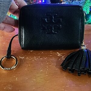 Tory Burch Black Leather Wallet